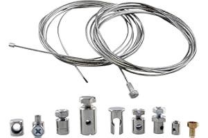 2EXTREME Kit de réparation pour câble Bowden – universel pour câble daccélérateur, câble de vitesses, câble dembrayage, câble de frein – avec raccord et câble – scooter, moto, vélo