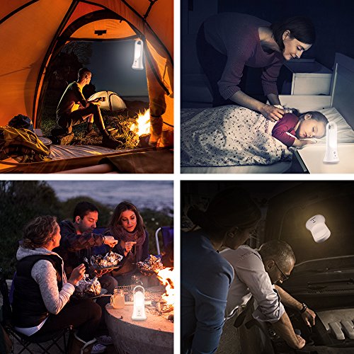 AVANTEK Nachtlicht mit Bewegungsmelder und Dualsensor, Taschenlampe Notlicht mit eingebautem Akku für Zimmer, Stromausfall und Autoreisen - 6