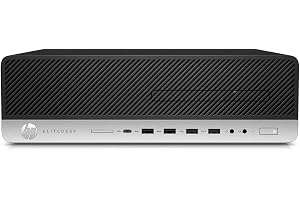 HP (Renewed) EliteDesk 800 G4 SFF Desktop PC, Intel Core i7-8700 3.20GHz, 16GB DDR4, 512GB SSD, WiFi, BT, Window 10 Professional