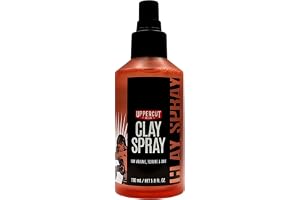 Uppercut Deluxe Clay Spray Volumising Hair Spray 150ml | Volumising Clay Spray that Adds Texture and Thickness. Light Hold for Natural Looking Styles. Easy to Apply and Restyle.
