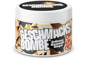 ‎BRUSTBIZEPS brustbizeps Geschmackspulver 200g Erdnuss Karamell Riegel I Flavour Powder mit 7 kcal pro Portion I 100% Geschmack 100% Vegan I Kalorienarmes Geschmackspulver mit unendlich Möglichkeiten