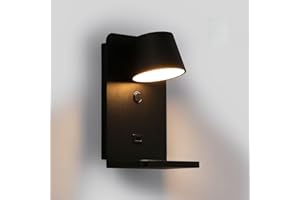 B·LED BARCELONA LED Applique da parete con porta USB BASKOP W - 6W - Base di ricarica wireless