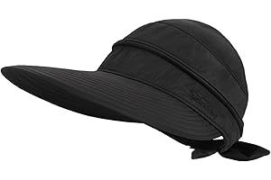 Simplicity Hats for Women UPF 50+ UV Sun Protective Convertible Beach Visor Hat