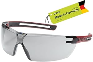 Uvex Tune-up okulary ochronne – okulary ochronne ze 100% ochroną przed promieniowaniem UV – bez metalu, odporne na zaparowanie i zarysowania – bardzo lekkie (23 g)