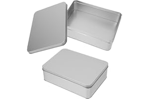 CABILOCK 2pezzi Scatole Di Stoccaggio Rettangolari Ferro Per Lettere E Piccoli Oggetti Contenitori Versatili Per Gioielli Monete Chiavi E Cartoline Design Compatto E Portatile Per Regali E Decorazioni