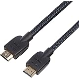 Amazon Basics High-Speed Braided HDMI Cable - 3 Feet - Supports Ethernet, 3D, 4K and Audio Return (Black)
