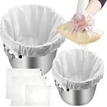 2 Stück Filterbeutel Siebbeutel Extra Großer 66 * 56cm, Pressbeutel