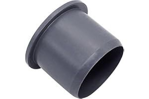 SKIR'CO Tappo terminale per tubo fognario da 40 mm, in plastica, tappo per tubo di scarico, 5 pezzi