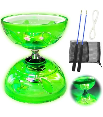Diabolo Freizeitsport Jonglier-Set für Kinder und Erwachsene mit