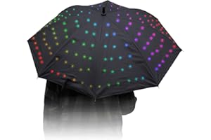 The Glow Company Light Up Starry Multi Coloured Umbrella
