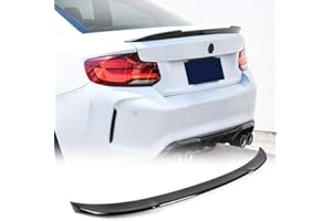 MCARCAR Kit Alerón para maletero compatible con BMW 2 Series F22 220i 228i 230i M235i F87 M2 Coupe 2014-2018 de fibra de carbono CF CS Look tapa de maletero trasero Highkick Spoiler Wing Lip