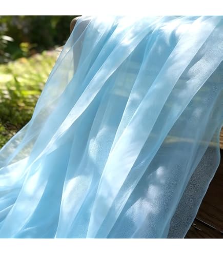 Tessuto Tulle Verde Acqua - Merceria Filo e Fantasia