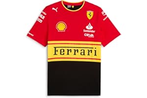 PUMA Scuderia Ferrari T-Shirt Monza 2023 édition spéciale - Rouge/Jaune/Noir