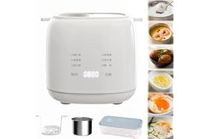 YAGEROD 2024 New Rapid Egg Cooker, Fully Automatic Smart Egg Cooker, Mini Egg Cooker for Steamed, Electric Egg Boiler Machine, for Steamed, Hard Boiled, Soft Boiled Eggs and Onsen Tamago (White)