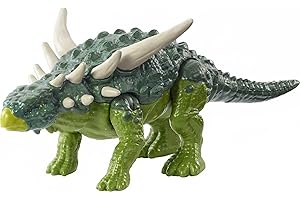 Jurassic World Fierce Force Sauropelta przegubowy dinozaur zabawka figurka dla dzieci (Mattel HBY67)