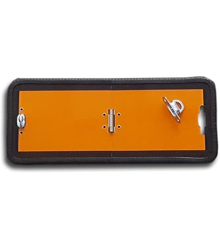 Set ADR Segnali Di Avvertimento Pieghevoli In Alluminio – 400x300mm E 300x120mm – Arancione/nero Per Trasporto Merci Pericolose GGVS