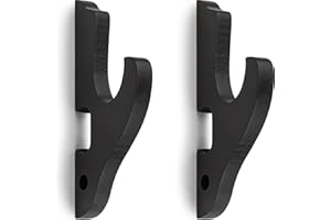 Ekkhysis Sword Wall Mount 1-Tier Hook Katana Holder Adjustable Display Hanger for Samurai Sword Tanto Rapier Light Saber Cosplay Blade Tanjirou Demon Slayer Weapon Rack