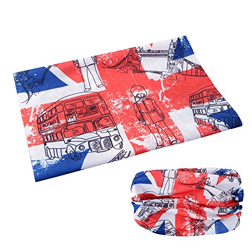 Bandana Multifunktionstuch Kopftuch Moliker 8 Stück /Pack Bandanas Nickytuch Kopftuch Schlauchtuch Halstuch Motor Fahrrad Motoren Sport - 4