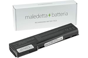 MALEDETTA BATTERIA Batteria MaledettaBatteria per HP COMPAQ EliteBook 8460 8460p 8460w 8470p (6 Celle 5200mAh 10,8-11,1 V Nera)