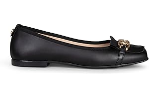 miMaO. Bailarinas Elegantes para Mujer de Piel con Detalle Dorado. Hecho en España