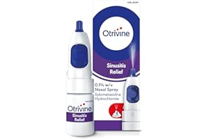 Otrivine Decongestant Nasal Spray, Nose Spray for Sinusitis & Blocked Nose Relief, 10ml