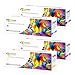 Produktbild 4-Packung Toner Bank Toner Kartuschen Kompatibel mit CF400X CF401X CF402X CF403X für HP Color LaserJet Pro M252dw M252n; HP Color LaserJet Pro MFP M277dw M277n; HP Color LaserJet Pro M274dw M274n, Schwarz-2800, Cyan/Magenta/Gelb-2300