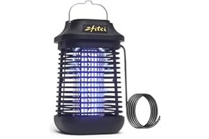 ZFITEI Fly Zapper 4200V for 0utdor and Indoor, 3-meter Power Cord with Switch, Waterprof Fly kiler,Fly Catcher for Home Use Backyard,Patio