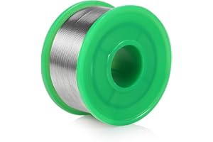 0.8 mm Hilo de Soldadura Electronica sin Plomo con Núcleo de Resina, LYLIN Cable de soldadura Estaño Cable Sn99.3% Cu0.7% para Soldadura Eléctrica y DYI (100 g)