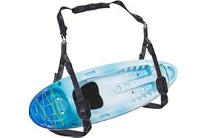 TACTICAL ELEMENT Correa de Transporte De Kayak Correa Ajustable para Canoa Stand UP Paddle Loop Tabla De Surf Cinturón De Transporte con Correa para El Hombro