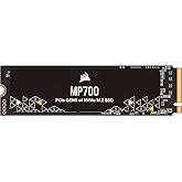 Corsair MP700 1TB PCIe Gen5 x4 NVMe 2.0 M.2 SSD – High-Density TLC NAND – Aluminium Heatsink – M.2 2280 – DirectStorage Compa