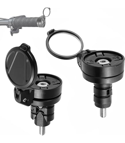 Lot De 2 Rétroviseurs Vélo Universels – Réglage 360° – Miroir Convexe HD – Diamètre 16-22 Mm – Pliables – Pour VTT, Route, Ville