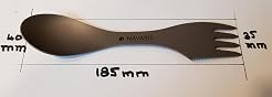 Sea To Summit Alpha Light Cucchiaio forchetta tascabile per campeggio