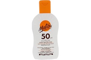 Malibu Bardzo wysoki balsam przeciwsłoneczny SPF50 UVA UVB krem przeciwsłoneczny 200 ml