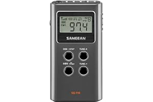 Sangean SG-110 SG-110 Radio Digital portátil FM-Stereo/Am de Bolsillo