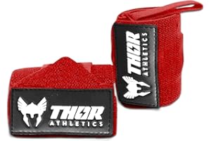 ‎THOR ATHLETICS Thor Athletics Handgelenk Bandagen [Wrist Wraps] 60cm – Handgelenkbandage für Fitness, Bodybuilding, Kraftsport, Powerlifting, Crossfit, Kreuzheben & Gewichtheben