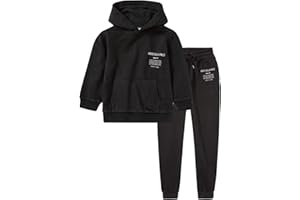 WEICHERS Kinder Trainingsanzug, weich und warm, Gr.98 - Gr.164 Hausanzug für Mädchen und Jungen, Geschenke für Kinder, 2-Teiliges Set aus Hoodie und Hose