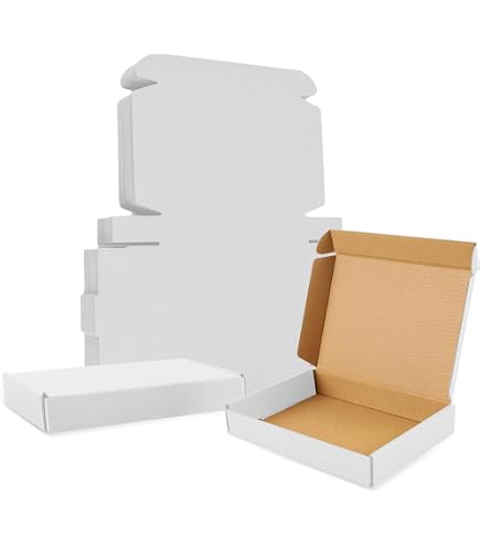 thumbnail image 2 of Shipping Boxes,50 Pack Brown Corrugated Cardboard Boxes,Small Shipping... 2 of 10