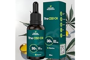 ULTIMATE PHYSIOCARE CBD 30% 9000mg Cannabidiol 30ml The CBD Oil | Aceite de cannabis. Formulado con Aceite de cáñamo, MCT (coco) y piperina.