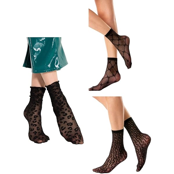 Lot De 2 Paires De Chaussettes Résille Halloween - Dentelle Noire, Taille Unique - Pour Soirées, Cosplay, Femmes