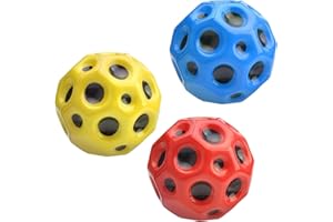 XINCHEN 3 Stück Moon Ball, Planeten Hüpfbälle,Astro Jump ,Hohe Sprünge Gummiball Space Moonball, Mondball Lavaball, Mini Bouncing Toy,Bouncy for Kids Party Gift.（Zufällige Farbe）