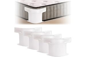 xinrongda 4PCS Bed Sheet Holder with Lock Strips, Bed Sheet Clips for Bedding, Mattress Sheet Holder, Heavy Duty Bed Sheet Fasteners, Open Corner Holder Straps for All Mattress Protectors, Blankets