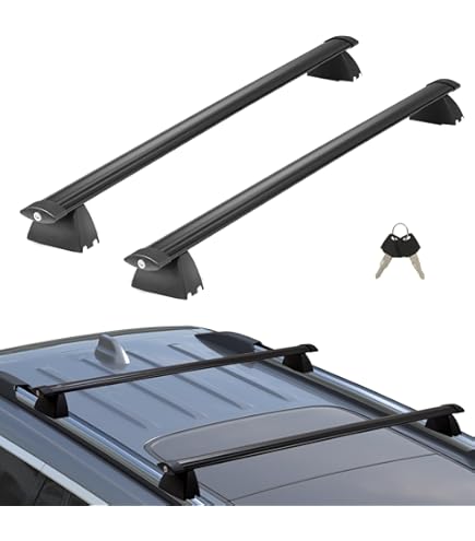 GREEN VALLEY Freeline Barres De Toit Voiture Avec Longitudinale 80 - 110 CM 3050