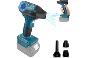 BTRUI Mini Jet Blower Turbo Fan for Makita 18V Battery, 4-Speed Mini Blower, Air Duster, Industrial Fan, for Cleaning, Hair Drying, Car, Camping (No Battery)