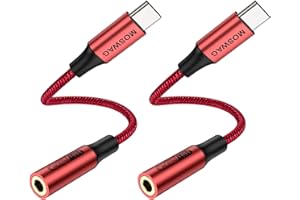 MOSWAG Adapter USB C na gniazdo słuchawkowe 3,5 mm, kabel USB C na AUX Audio Dongle kompatybilny z Pixel 6, 5, 4, 3, 2 XL, Samsung Galaxy S22 S21 S20 Ultra S20 + Note 20 10 S10 S9 Plus iPad Pro