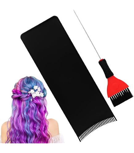 Strähnchenbrett in 3 Größen, Markierungsbrett für langes, glattes Haar, Balayage-Board zum Haarefärben mit Haarkamm zum Färben und Tönen der Haare Strähnchenbrett in 3 Größen, Markierungsbrett für langes, glattes Haar, Balayage-Board zum Haarefärben mit Haarkamm zum Färben und Tönen der Haare