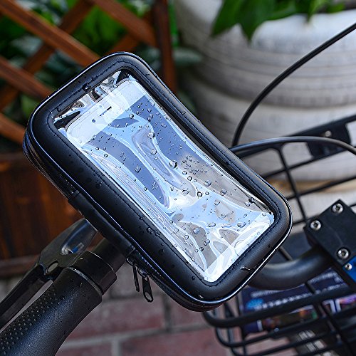 Supporto Bici Impermeabile Custodia Borsa 360 Rotazione per Smartphone GPS Lettore MP4 Fino a 5,5