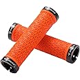 Bynccea Bicycle Grips,Double Lock on Locking Mountain Bike Handlebar Grips for MTB Mountain Bike