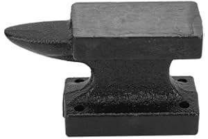 YWBL-WH Mini przenośny wytrzymały żeliwny kowadło kute kowadło solidny stół warsztatowy (losowy kolor)