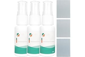 MENUY 3 Flaschen Pflasterentferner Spray, Klebereste Entferner für die Haut, zum Entfernen von Klebrigen Klebstoffen Wie Pflastern,Latex, Bandagen, Mull Usw Wird mit Einem Handtuch Geliefert（15ml)