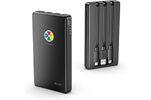 iDiskk 1 to Disque Dur Externe Lightning pour iPhone, certifié MFi 3 en 1 avec 3 câbles intégrés, Disque Dur Portable, Disque Dur USB-C pour iPhone/iPad/Mac/PC et téléphones Portables de (Noir)